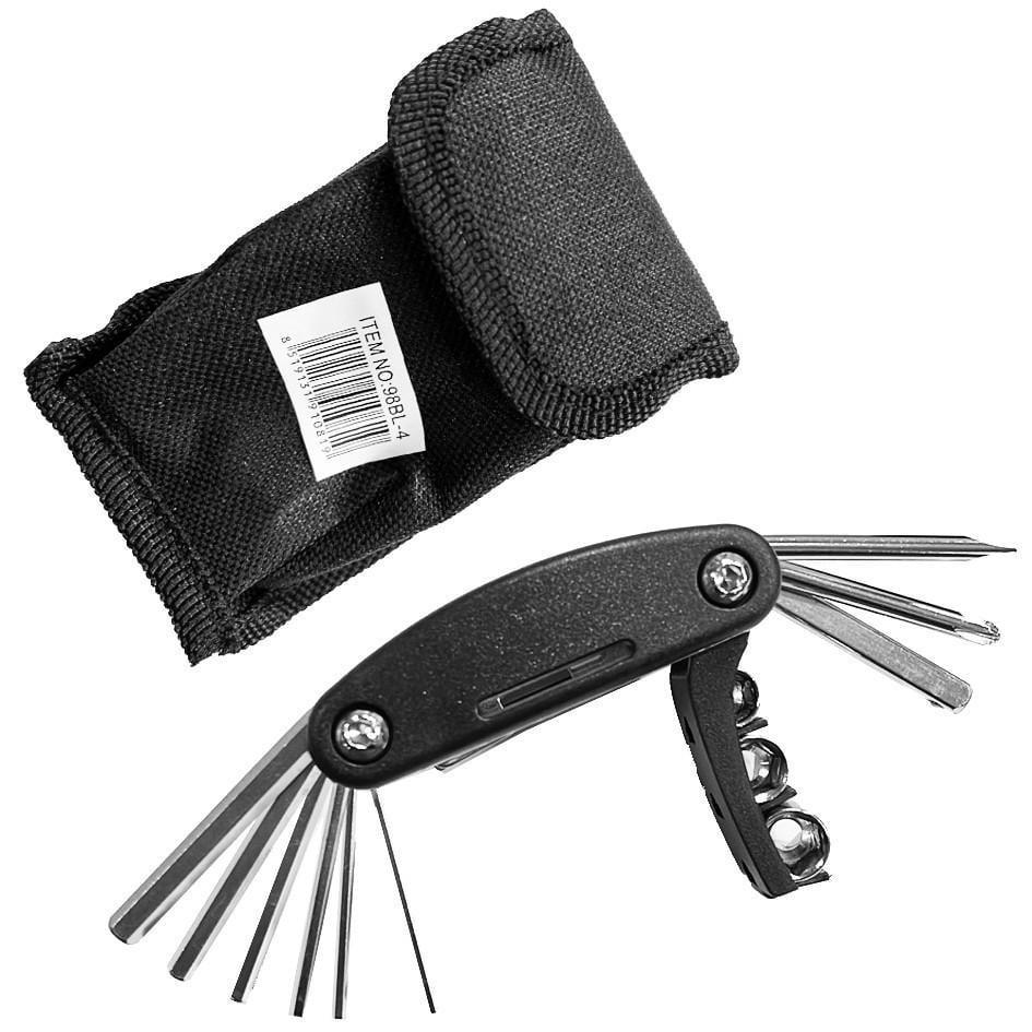 Набор для ремонта велосипедов многофункциональный 98BL-4 мультитул с чехлом