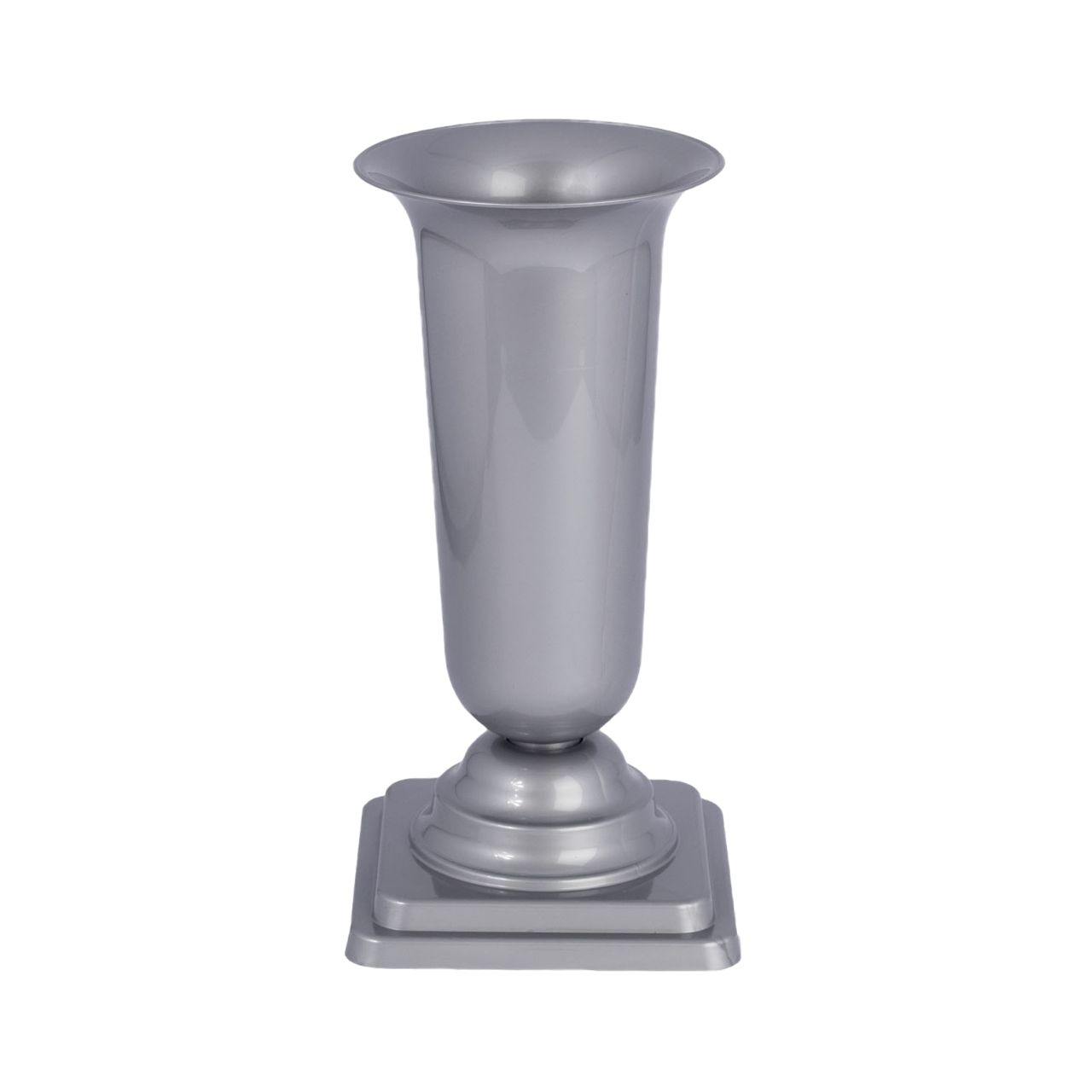 Вазон Дама с подставкой 15,5 см Металлик (46554) - фото 1 Вазон Дама с подставкой 15,5 см Металлик (46554) - фото 1