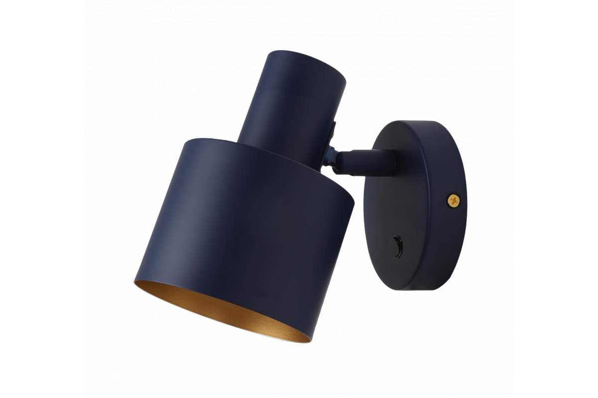 Світильник настінний GTV SELVIA II з увімкненим 9515 50/60 Гц E14 IP20 Темно-синій (00000036402)