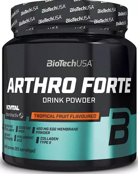 Натуральная добавка BioTech Arthro Forte 340 г Тропические фрукты