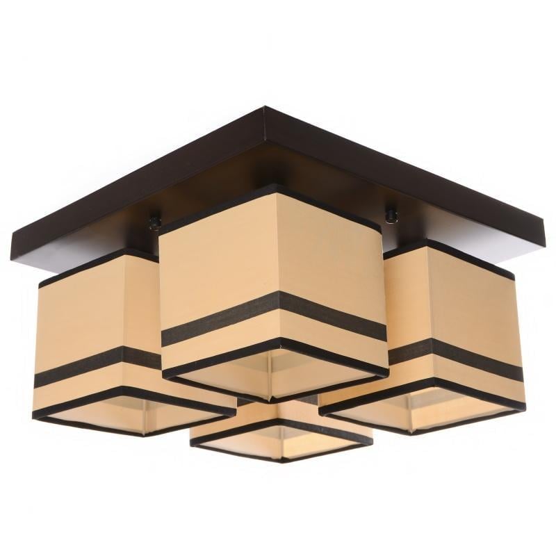 Люстра в восточном стиле Brille BKL-601S/4 E14 с абажуром