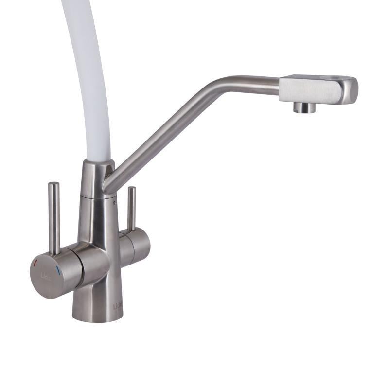 Змішувач для кухні Lidz Aria 020F3 з гнучким виливом з під'єднанням до фільтра Lidz Aria 020F3 (LDARI020F3WNK39480) - фото 3 Змішувач для кухні Lidz Aria 020F3 з гнучким виливом з під'єднанням до фільтра Lidz Aria 020F3 (LDARI020F3WNK39480) - фото 3