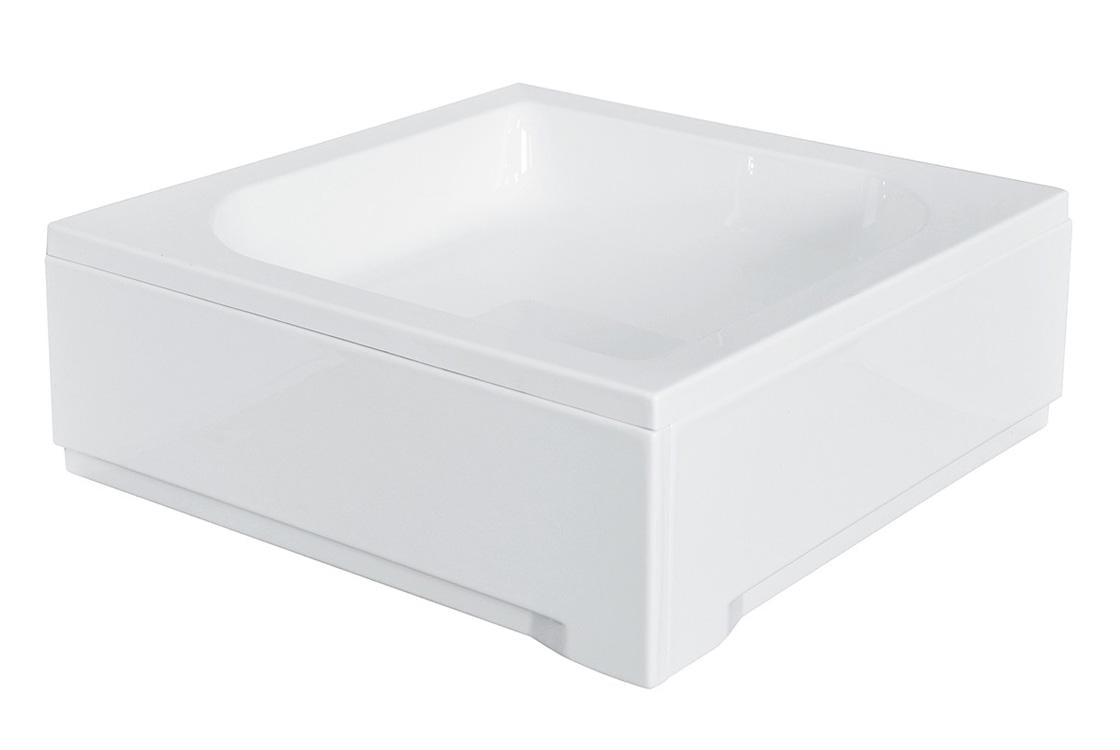 Душевой поддон Besco ARES акриловый квадратный 90х90x15/25 см (1227455087) - фото 2