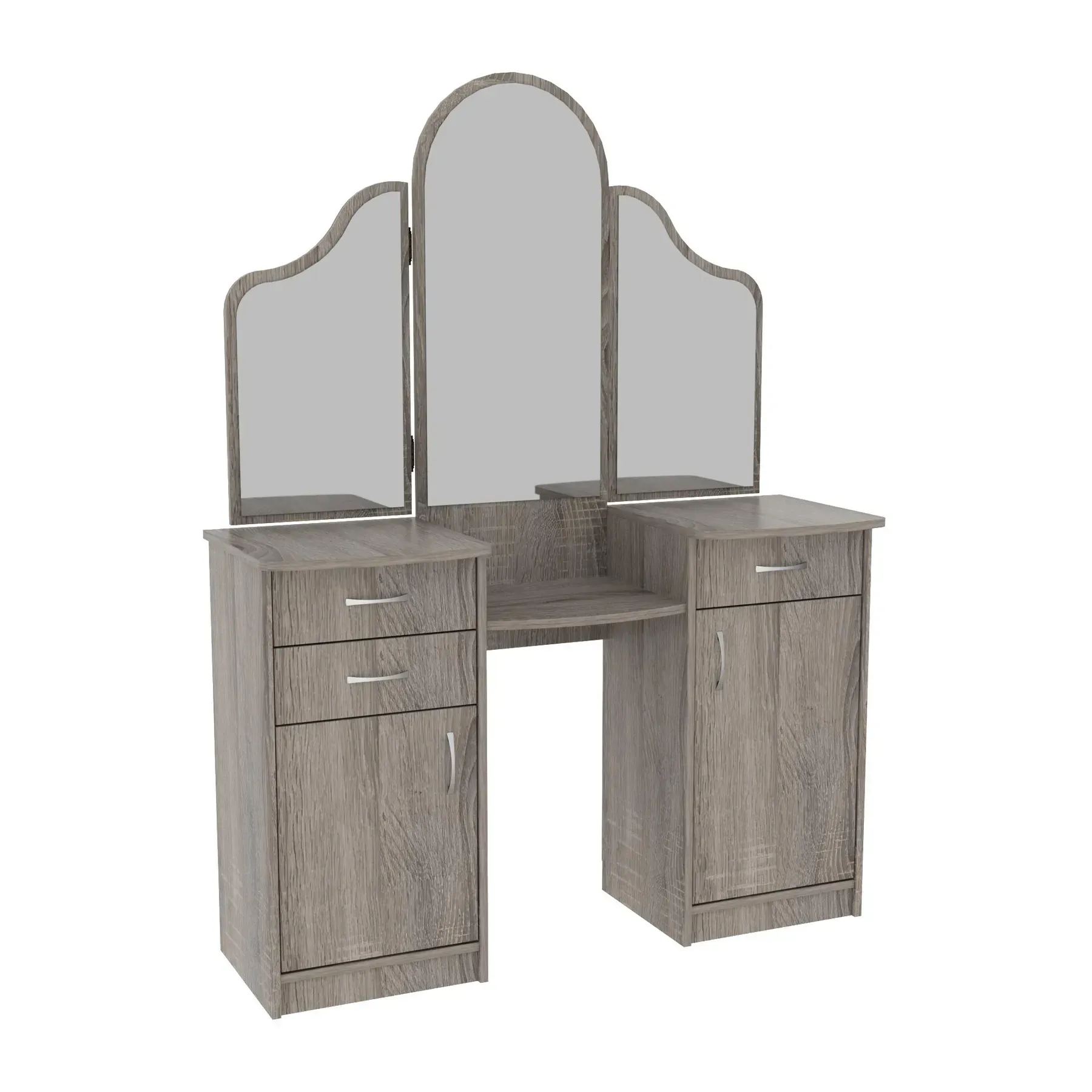 Стіл туалетний Kontinent Diana 120х42х163 см Дуб Сонома Трюфель (79778424) - фото 1 Стіл туалетний Kontinent Diana 120х42х163 см Дуб Сонома Трюфель (79778424) - фото 1