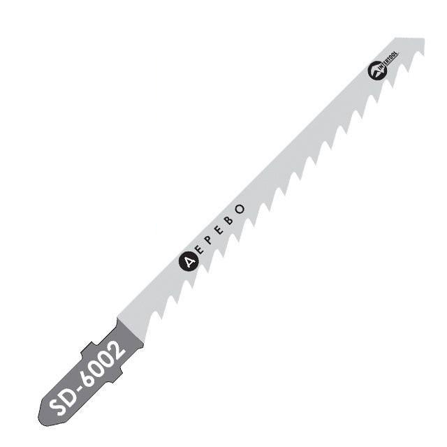 Набор полотен для лобзика Intertool SD-6002 75 мм шаг зуба 4 мм 5 ед. (9788179)