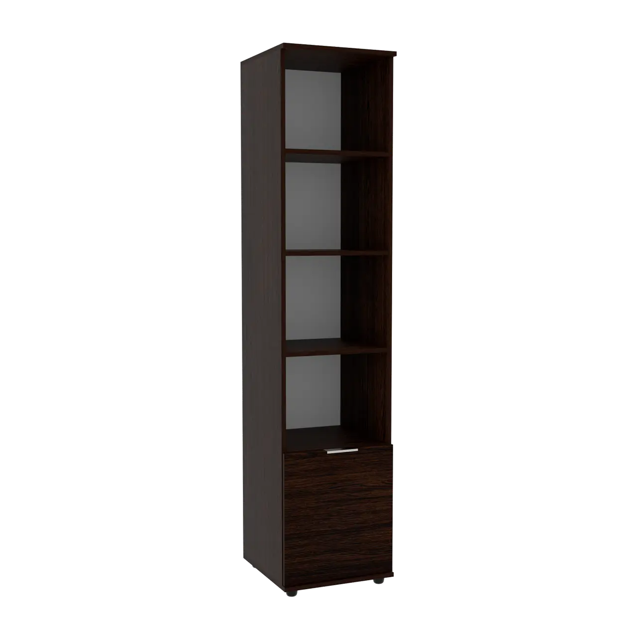 Шкаф-пенал с полками и ящиками Континент К 4 42х42,5х188 см Венге магия