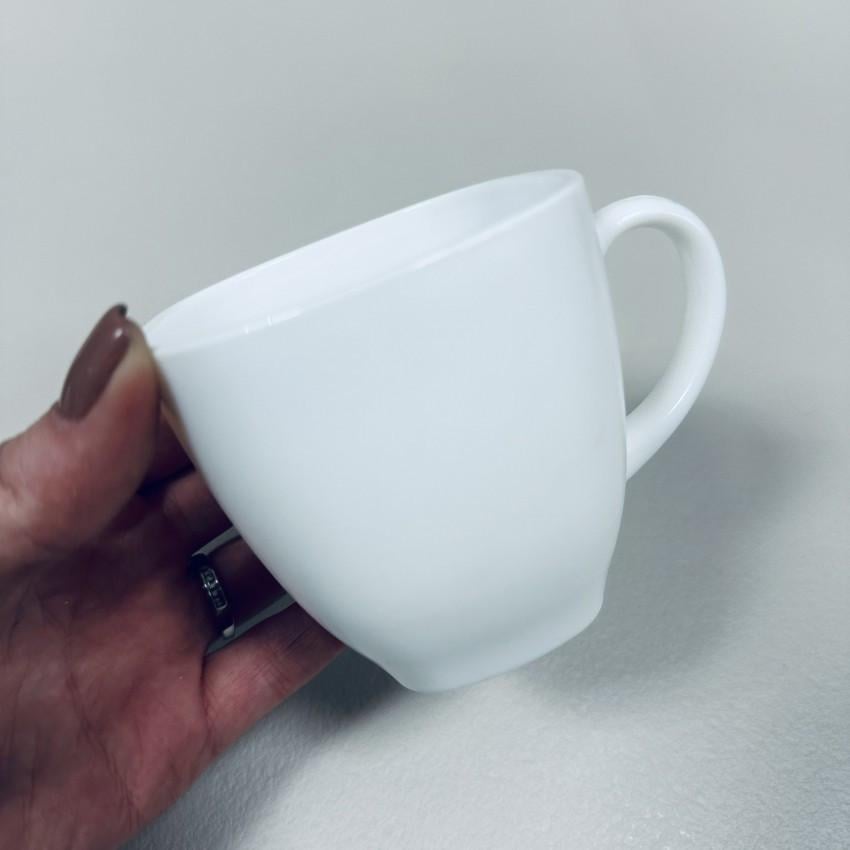 Чашка стеклокерамическая Luminarc Carine V8845 220 мл White - фото 2