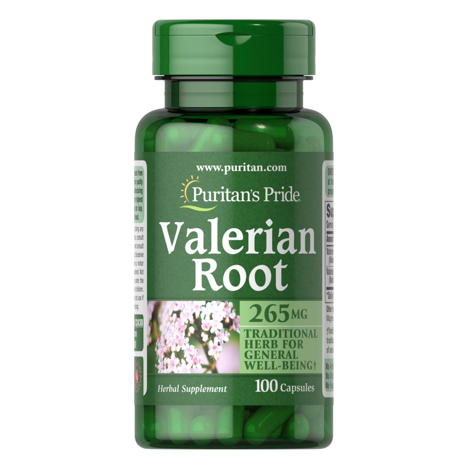 Натуральная добавка Valerian Root 265 100 caps (2022-09-0449)