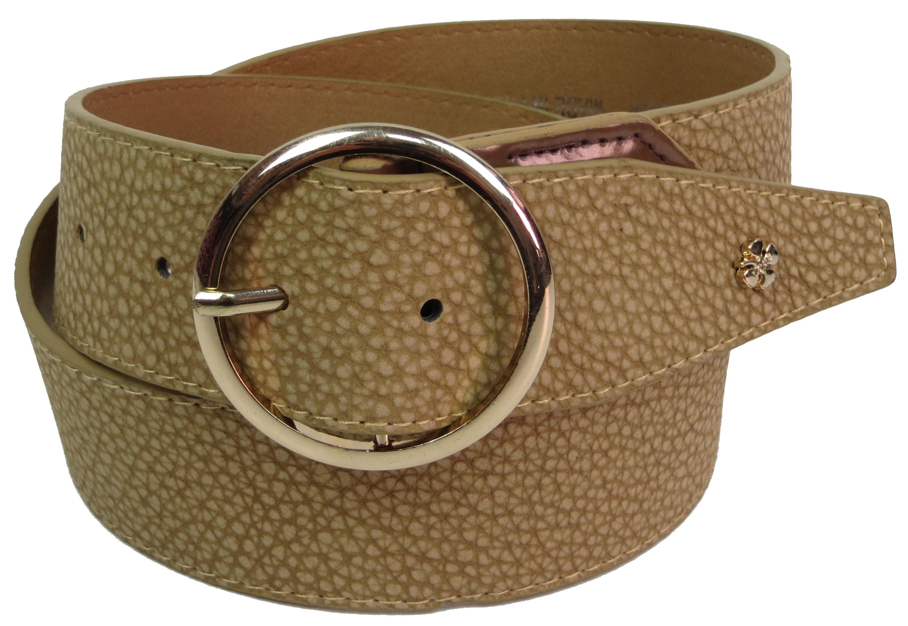 Ремінь жіночий Doca з екошкіри Бежевий (54584 beige)