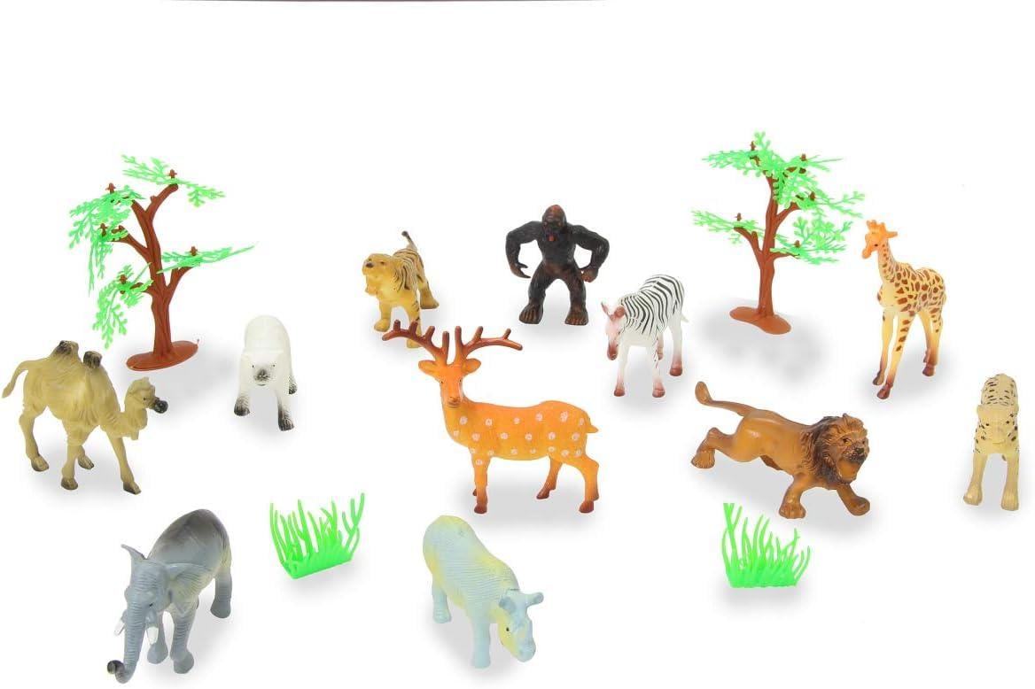 Набор фигурок диких животных Jamara Wild Animals 16шт. от 3 лет (SKU-244)