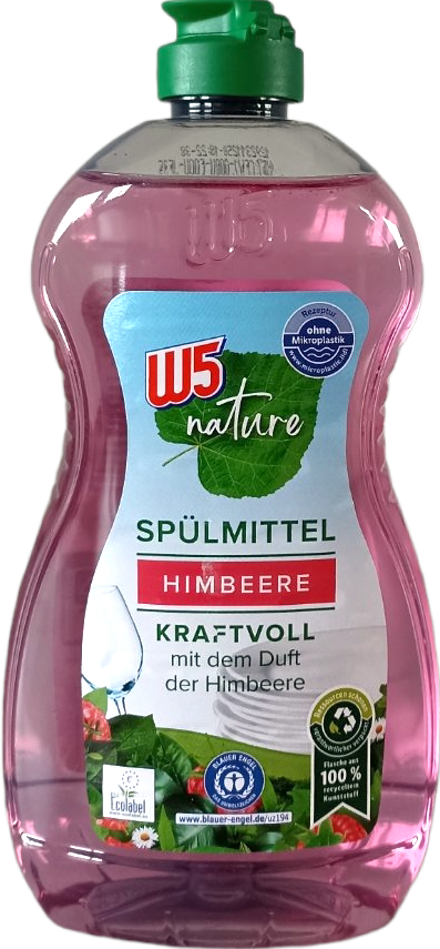 Средство для мытья посуды W5 Nature Himbeere 500 мл (18362)