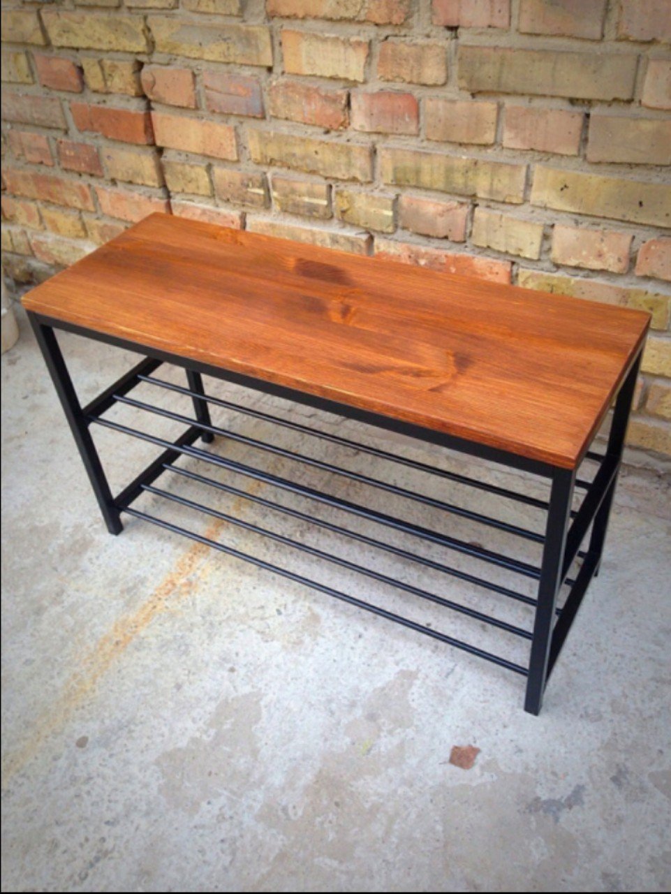 Полка для взуття J3-100 LOFT сосна Чорний