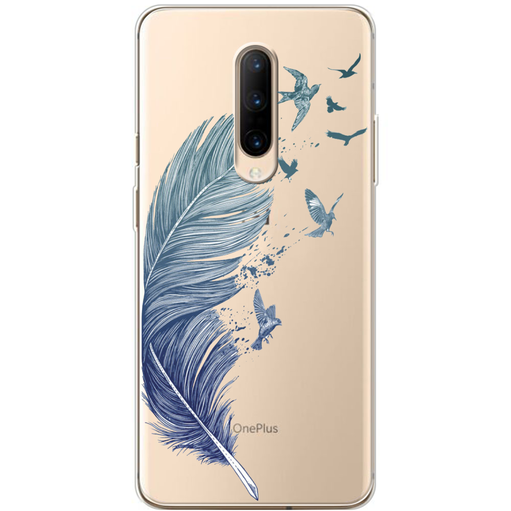 Чохол BoxFace OnePlus 7 Pro Feather Прозорий силікон (37257-cc38-37257)
