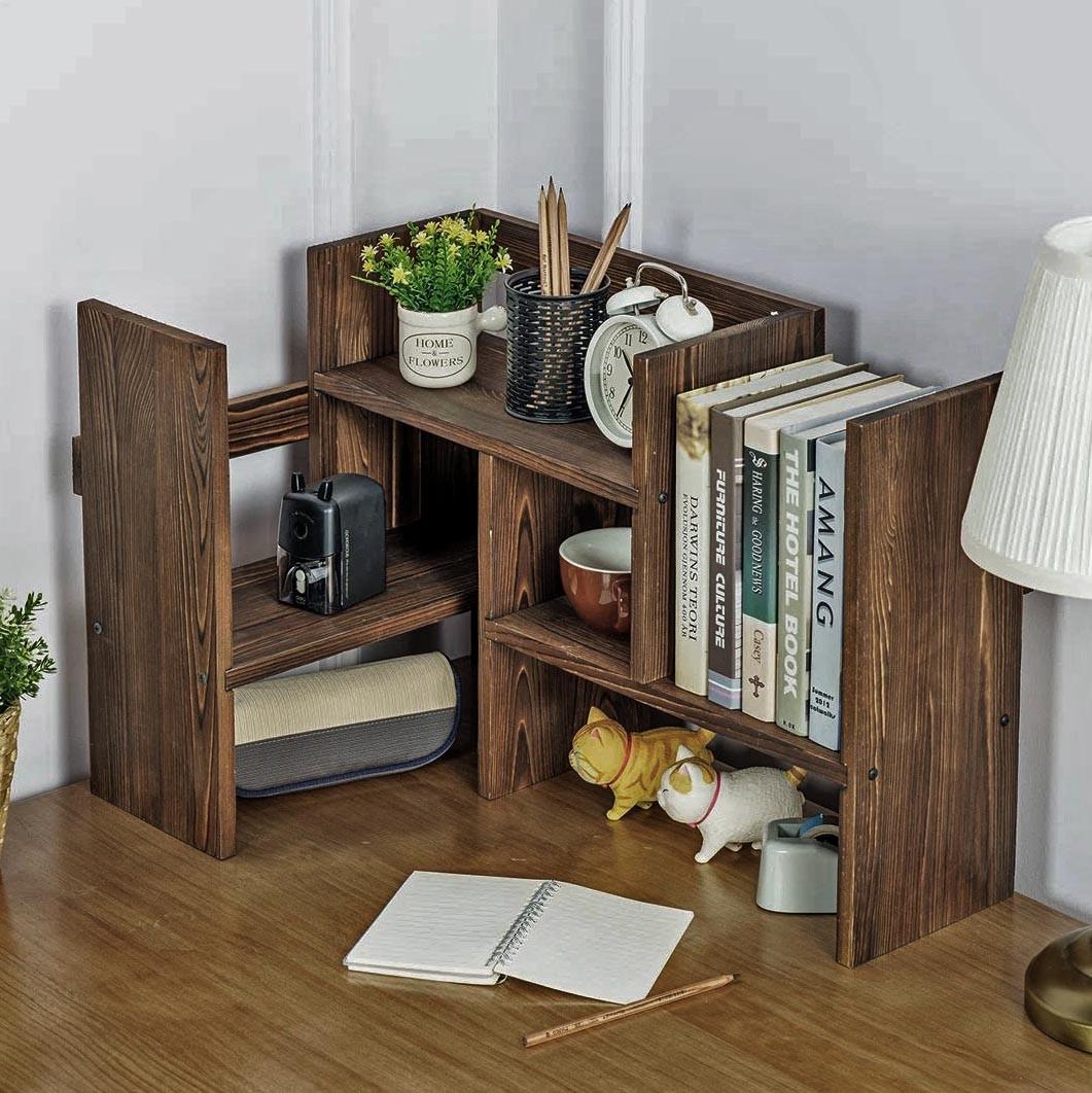 Полка-надстройка настольная из дерева Ломон мустанг (АКД-002229)