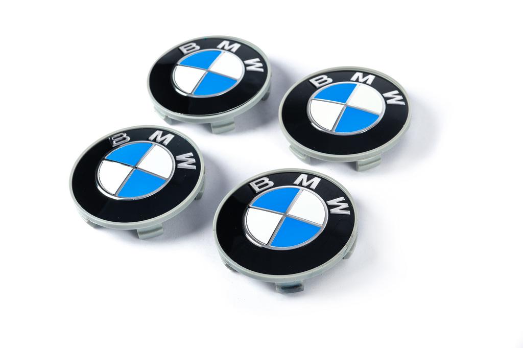 Колпачки OEM V4 68/64.5 мм Davs Auto для BMW abs-пластик Черный