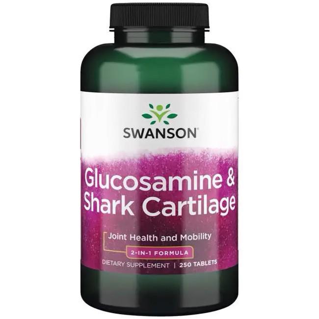 Глюкозамин Swanson и Акулий хрящ 250 таблеток (SW788)