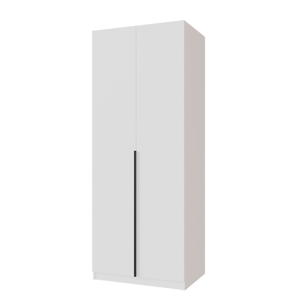 Шафа розпашна Меблітренд Чиназес Чит-800 800х500х2050 мм Білий - фото 1 Шафа розпашна Меблітренд Чиназес Чит-800 800х500х2050 мм Білий - фото 1