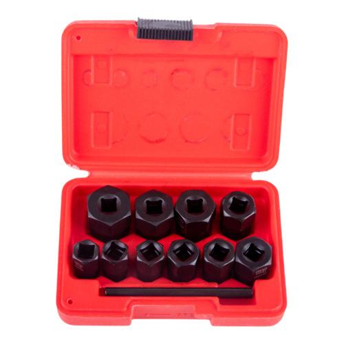 Набір екстракторів Alloid подовжених для пошкоджених болтів та гайок 10 од. (00000062897)