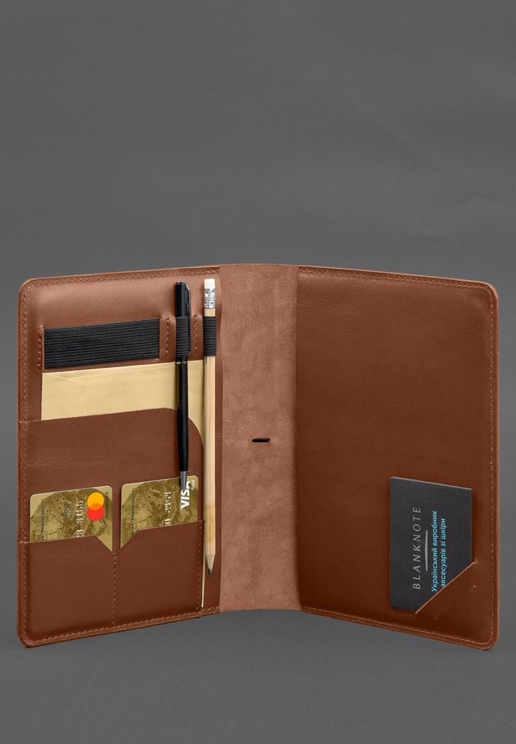 Блокнот шкіряний Софт-бук 9.4 А5 Світло-коричневий (A-028801) - фото 7