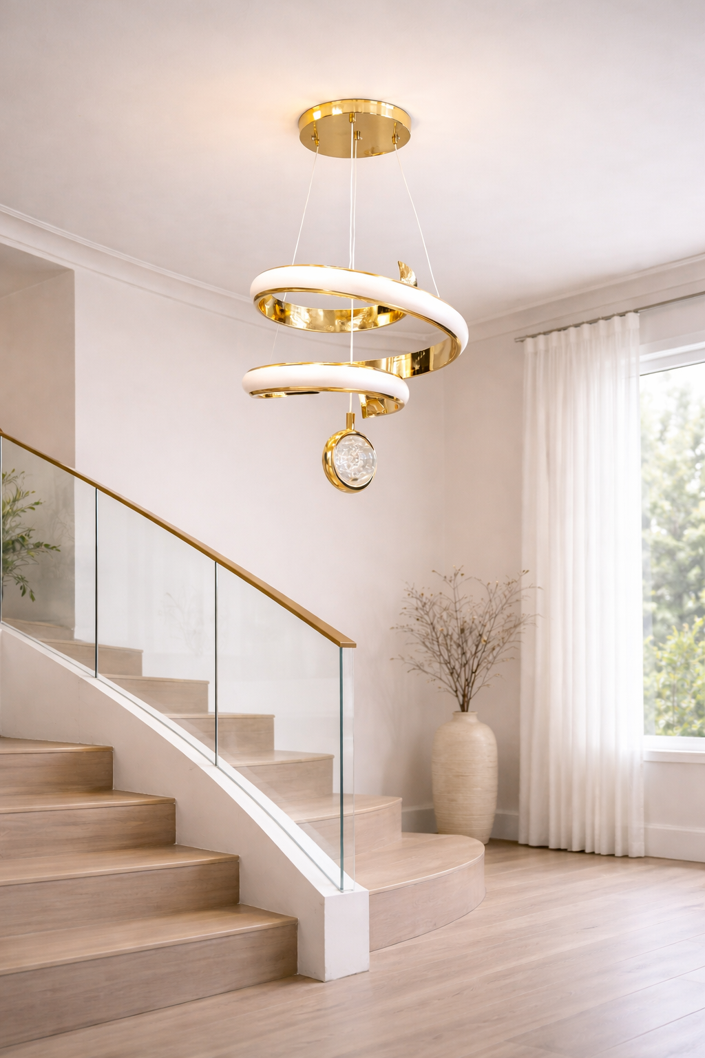 Люстра Velora Noir LED 3 режима 123W (20188/1GD)
