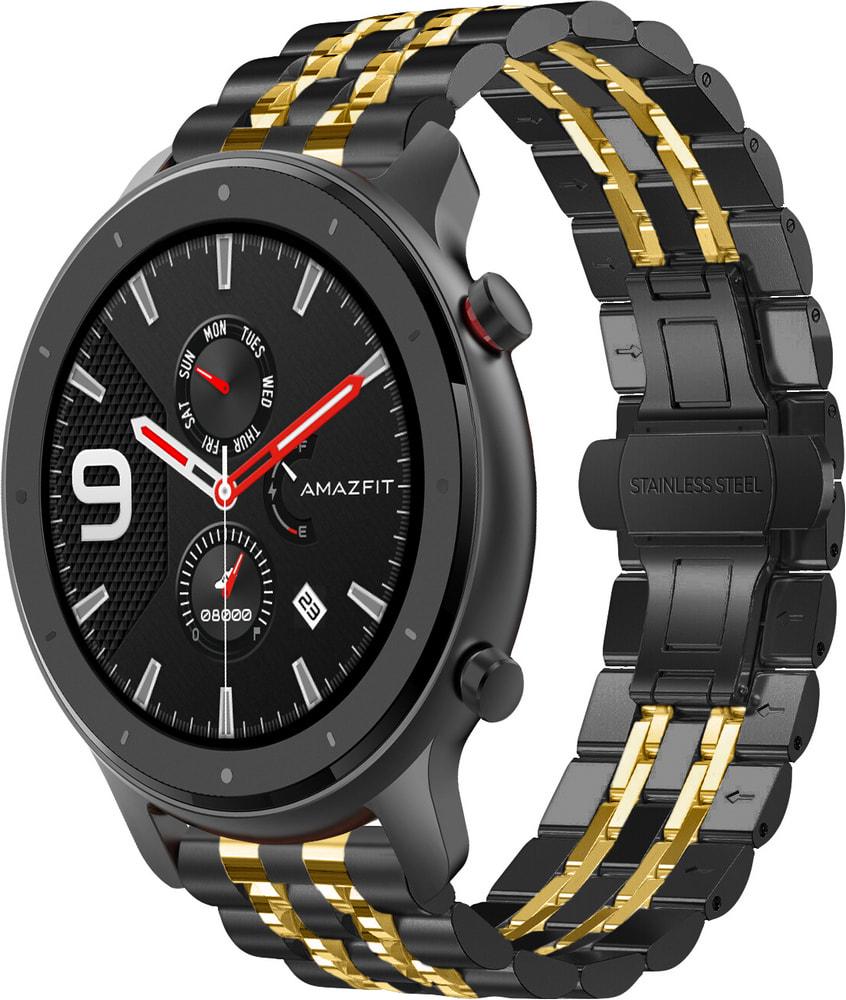 Браслет металлический Spinye Line для Amazfit GTR 47mm Black Gold (28979-02)
