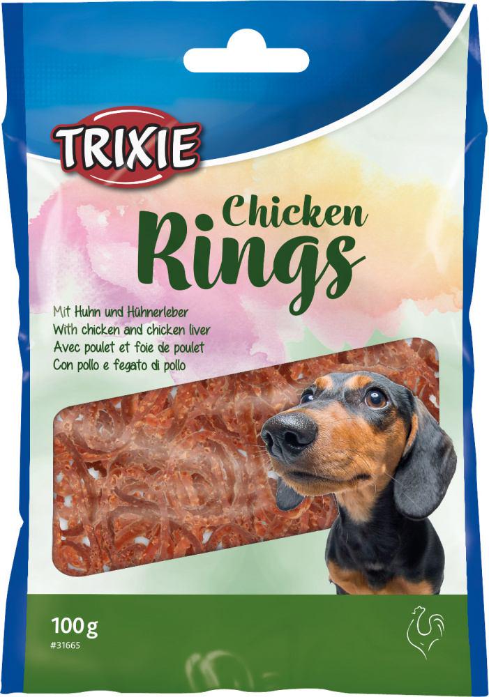Лакомство для собак Trixie Chicken Rings Кольцо 100 г (31665)
