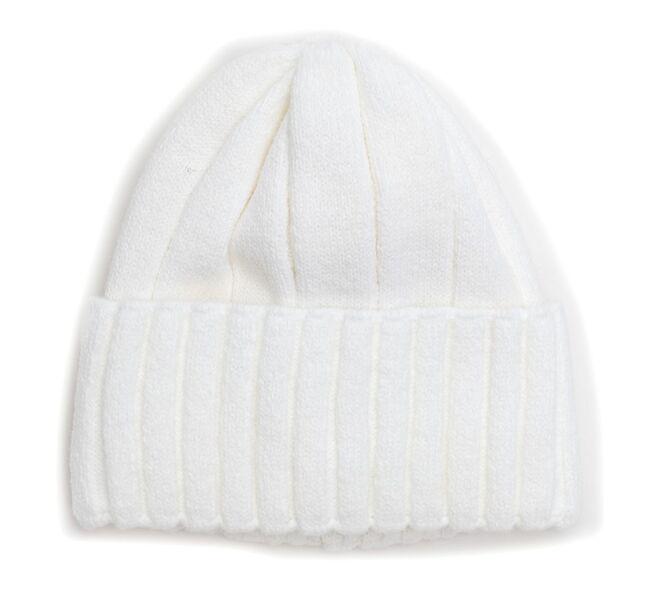 Шапка детская для девочек Ника D935 флис 48-52 см Белый