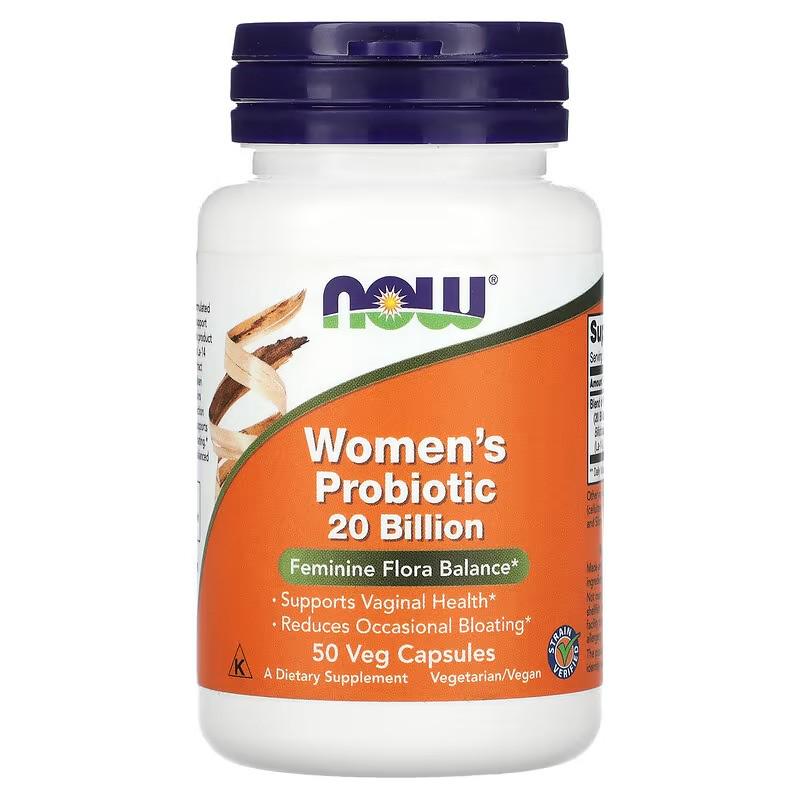 Женский пробиотик NOW Woman's Probiotic 20 Billion 50 вег. капс.