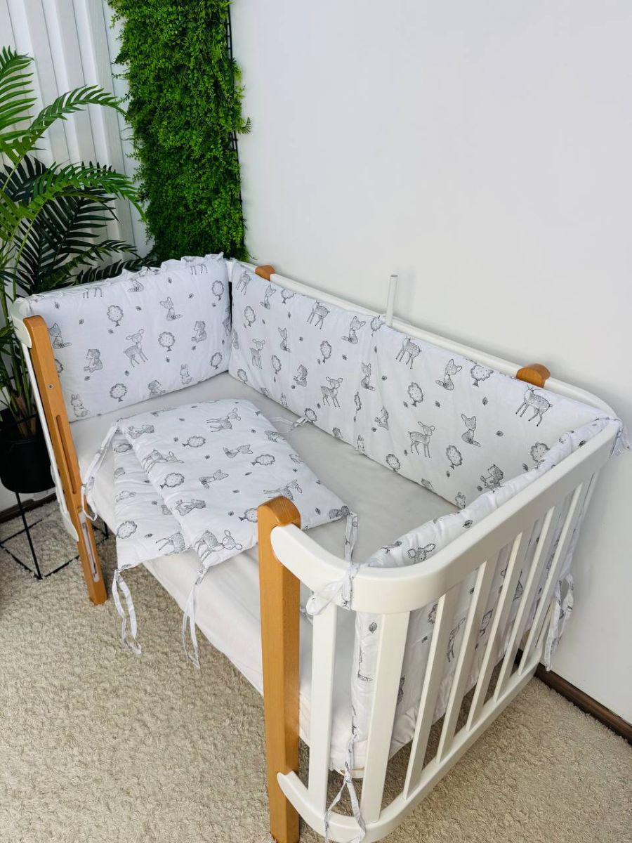 Захист для бортиків на 4 сторони суцільні 120x60x37 см (789)