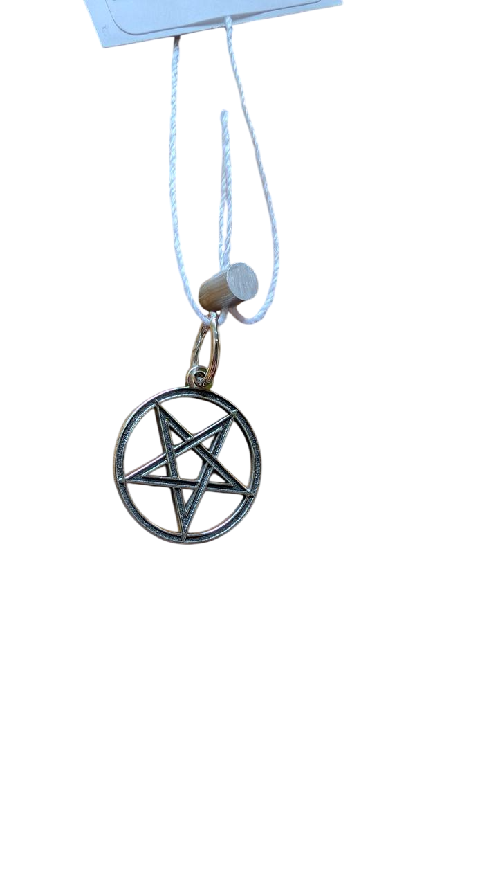 Кулон серебряный ОЛОК Пентаграмма пятиугольная звезда 925 пробы 1,5 см (2898241649)