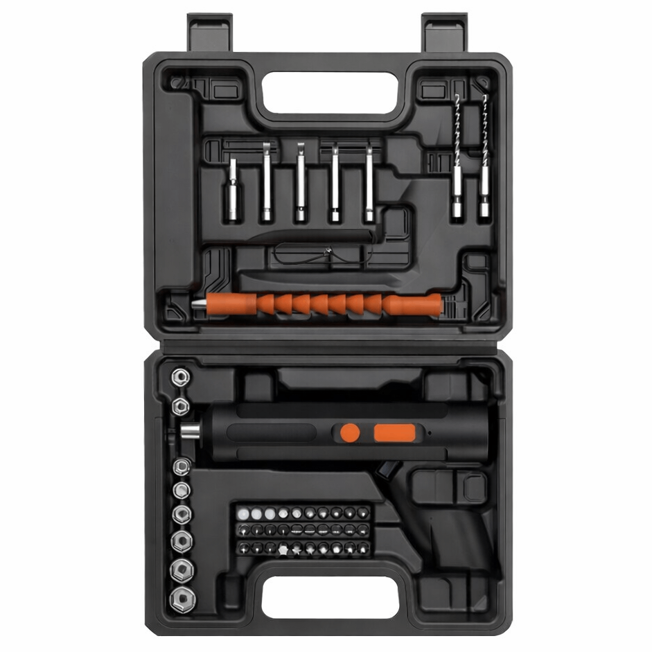 Отвертка мини аккумуляторная 3,6V 47 насадок Type-C зарядка (N-037)