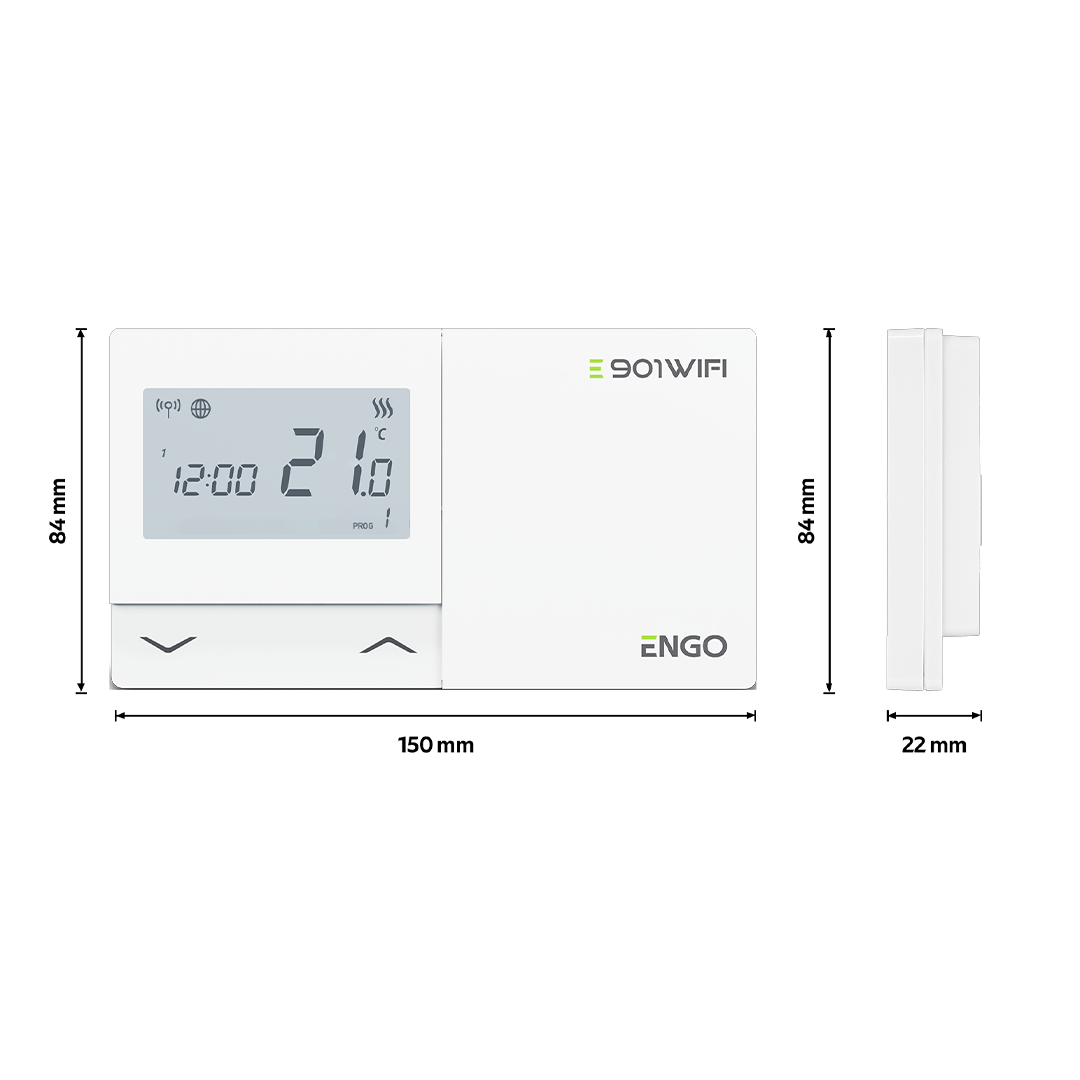 Интернет-терморегулятор с WiFi Engo E901-WIFI беспроводной - фото 3 Интернет-терморегулятор с WiFi Engo E901-WIFI беспроводной - фото 3