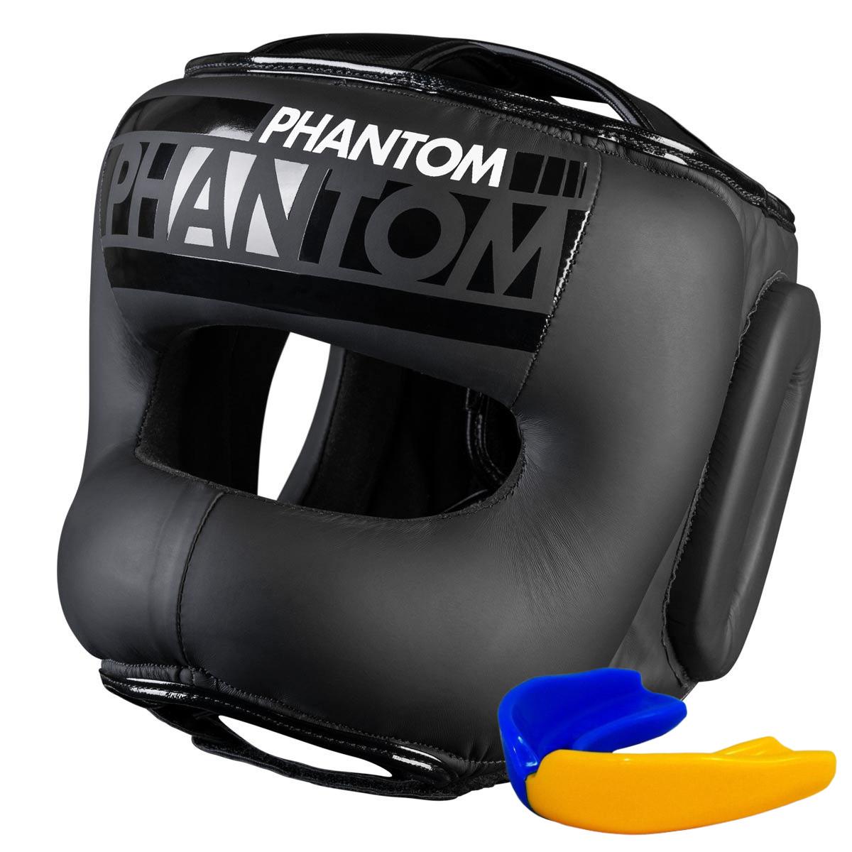 Шолом боксерський Phantom APEX Face Saver з капою Black