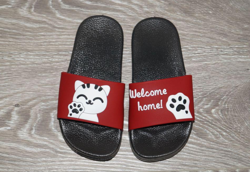 Шлепанцы Deshman 32 р. 18,5 см Бордовый (30439-32) - фото 2