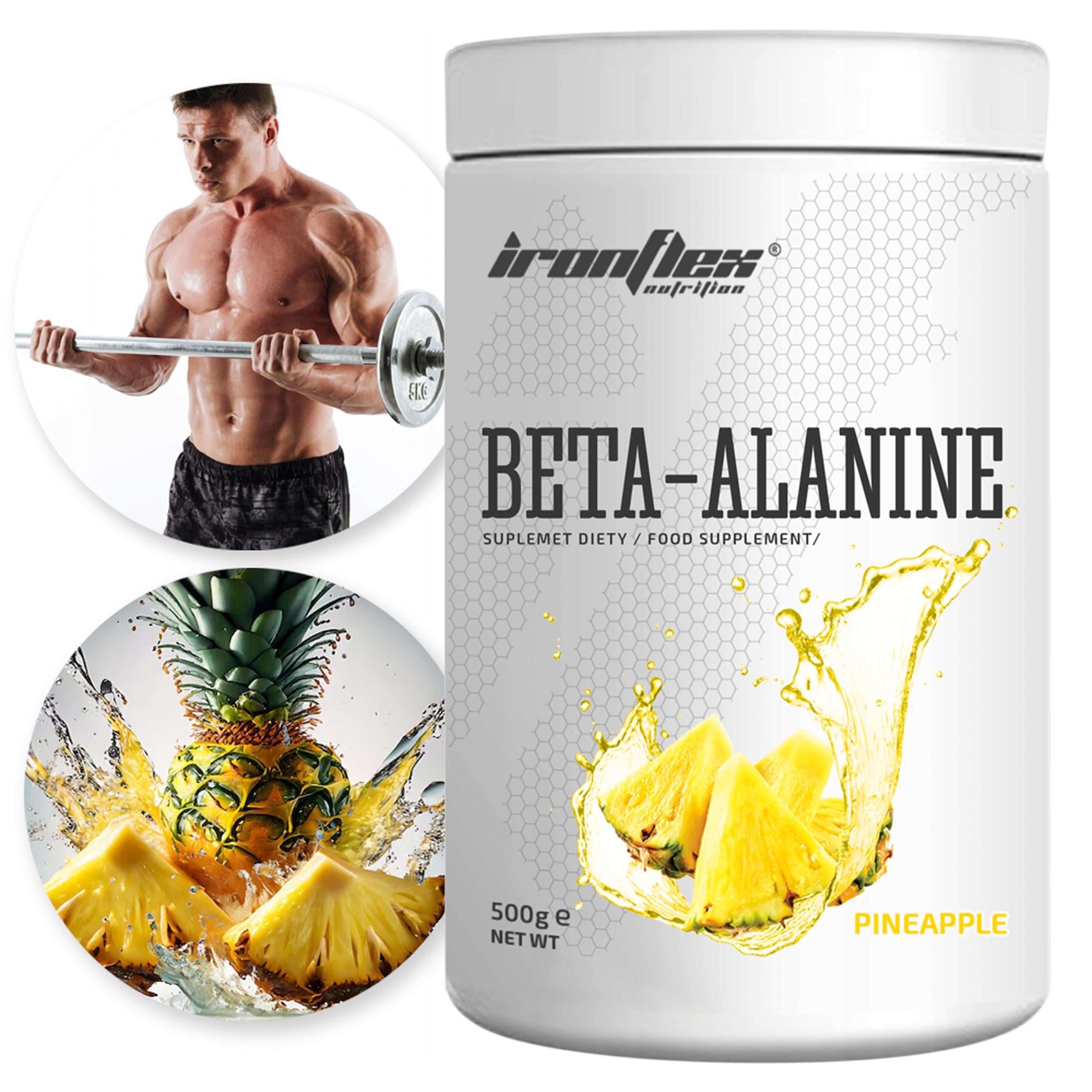 Бета-аланин IronFlex Beta-Alanine Pineapple 500 г - фото 2