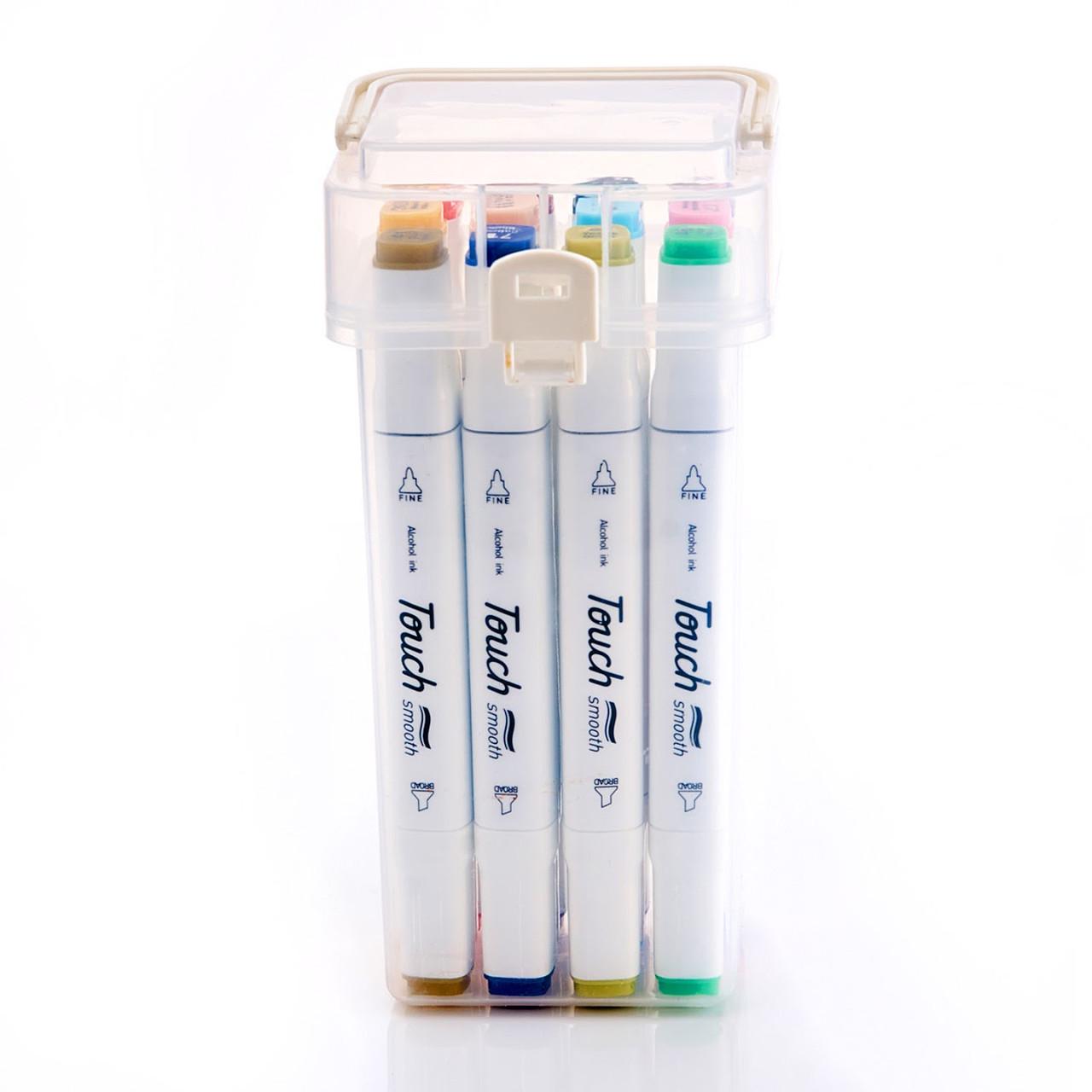 Маркеры для скетчинга Touch Smooth для начинающих 12 шт.
