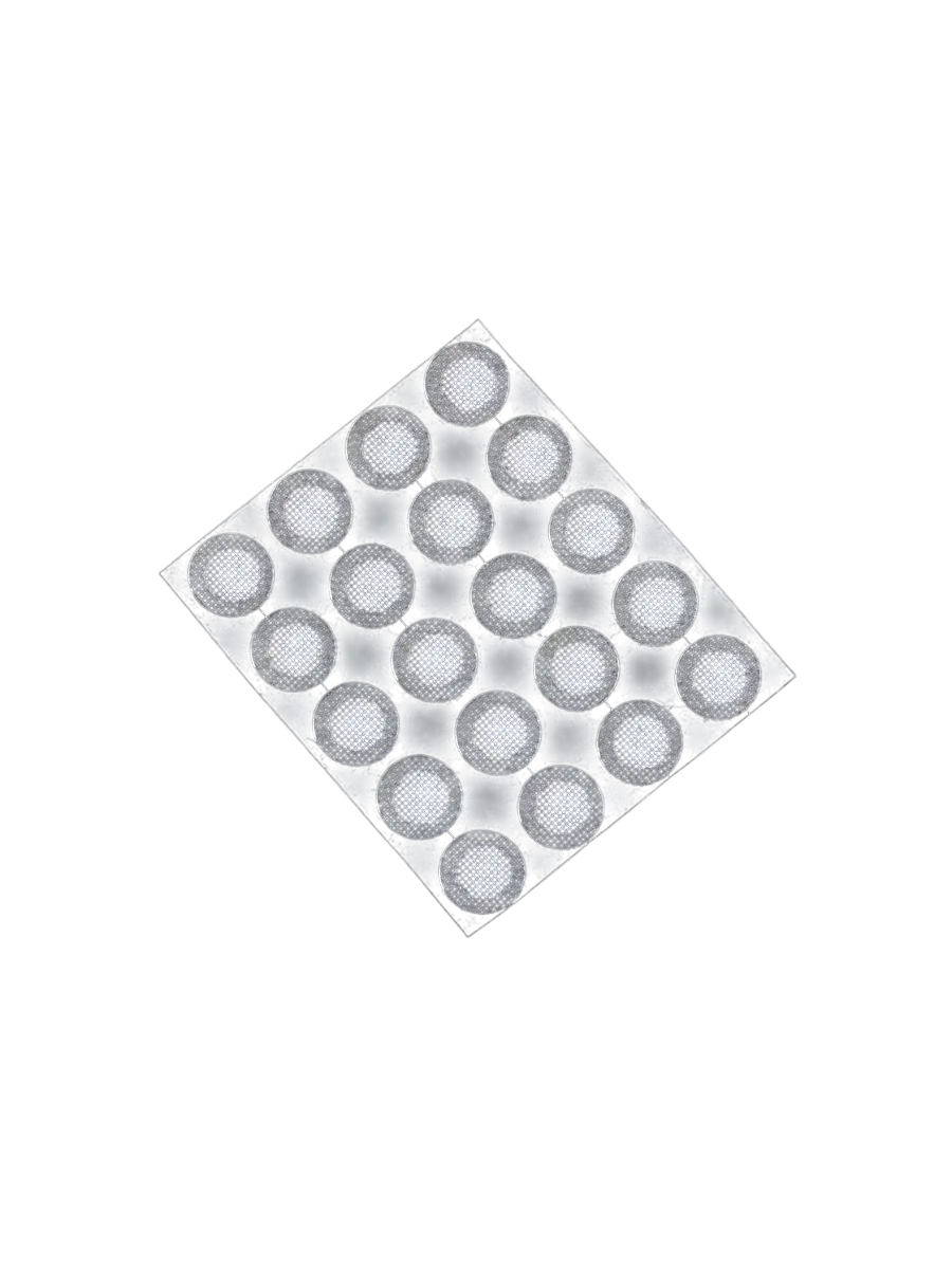 Защитная сетка для наушников и гарнитур на клеевой основе 4,5 мм 10 шт. (17001)