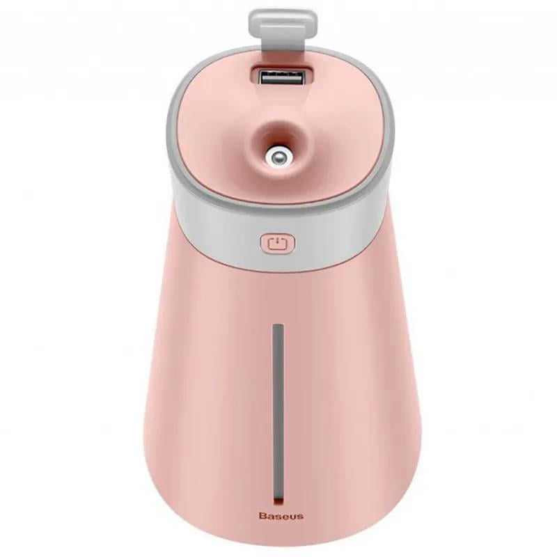 Увлажнитель воздуха BASEUS Slim waist with accessories 380 мл 25 дБ USB 6-12 часов Розовый - фото 2 Увлажнитель воздуха BASEUS Slim waist with accessories 380 мл 25 дБ USB 6-12 часов Розовый - фото 2