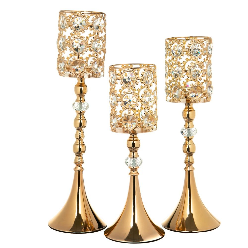 Набор подсвечников Elisey Патриция 52 см Золотой (99-81-2009-058)