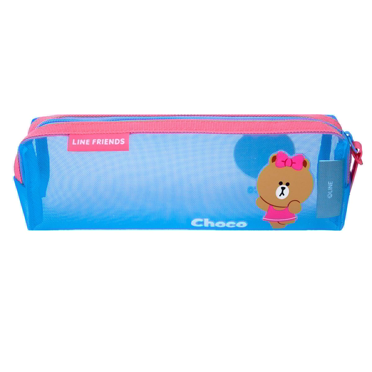 Пенал мягкий YES PH-34 Line Friends Pretty Choco 21х6х4 см Голубой (533692)