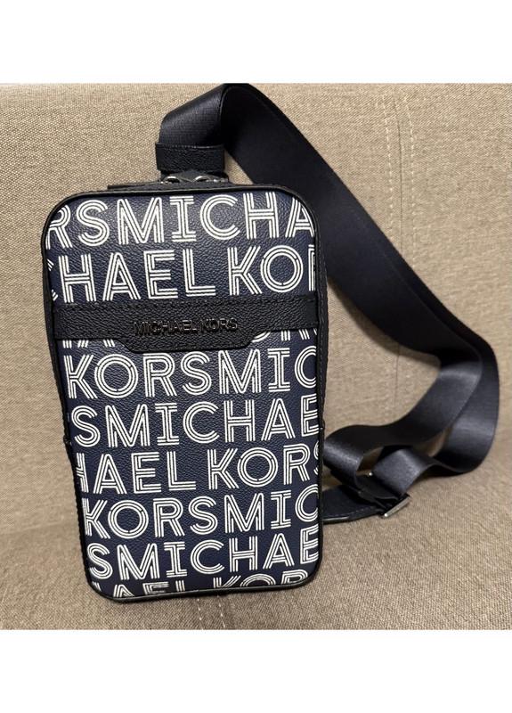 Чоловіча сумка Бананка Michael Kors Cooper Medium Graphic Logo Sling Pack (37F5LCOC2U)