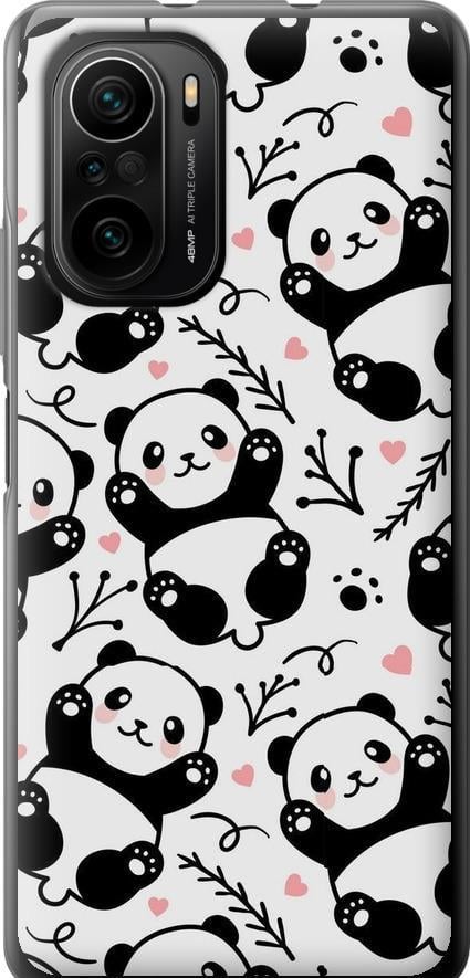 Чехол на Xiaomi Poco F3 Панды (4318t-2280-42517)