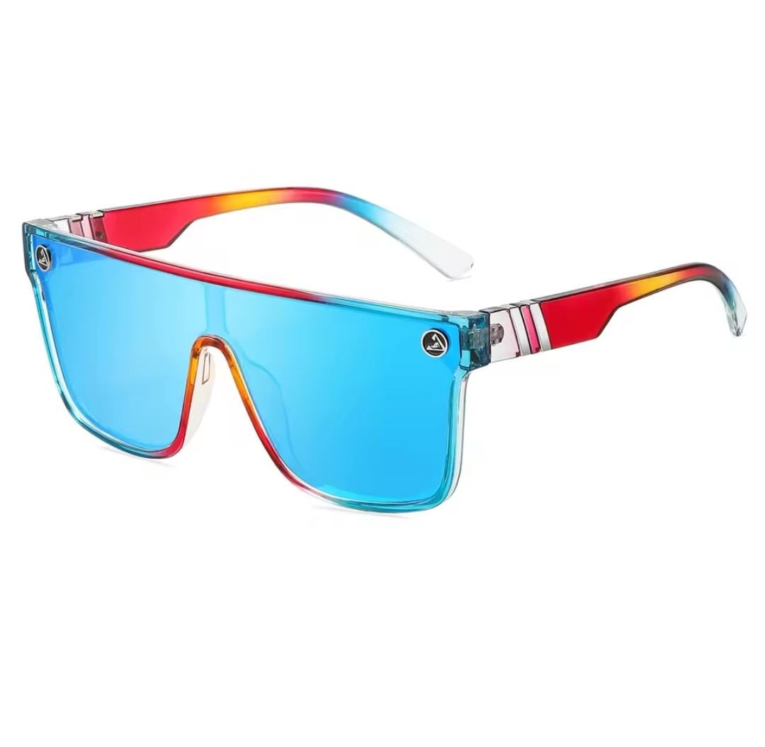 Солнцезащитные очки винтажные sun glasses Red/Blue (34968064)