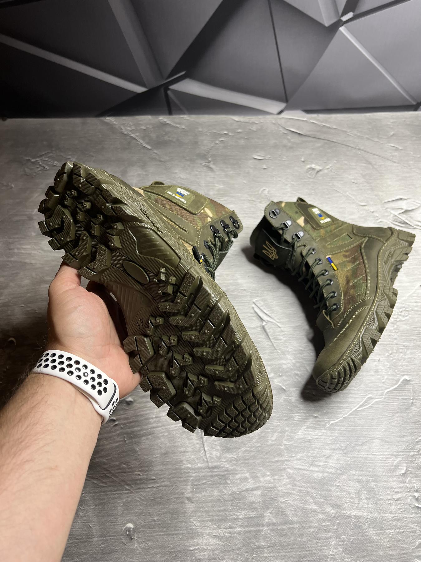 Берці чоловічі демісезонні р. 41 Хакі/Мультикам - фото 5 Берці чоловічі демісезонні р. 41 Хакі/Мультикам - фото 5