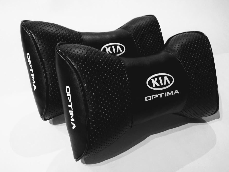 Подушка на підголовник авто KIA 2 шт. (00535)