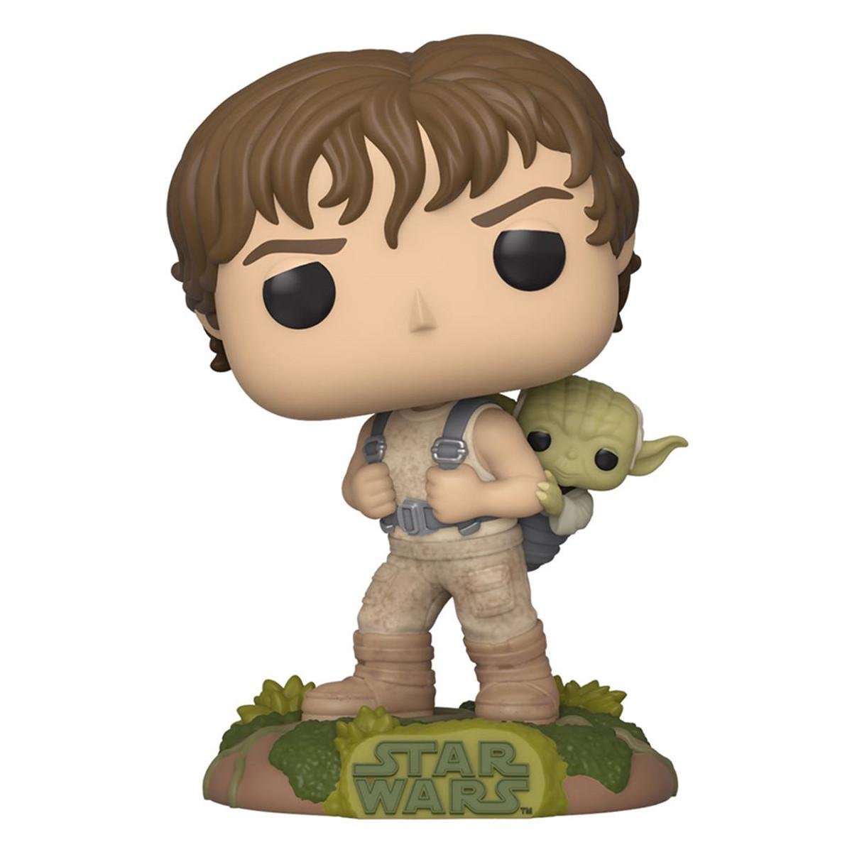 Детская игровая фигурка Funko Pop Star Wars Luke with Yoda 10 см (SW LY 363)
