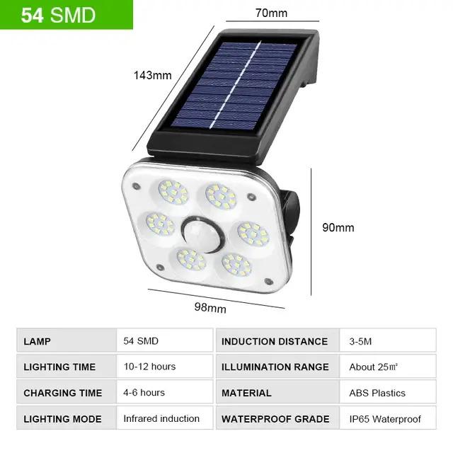 Светильник уличный Split Solar Wall Lamp FL-1752 от солнечной батареи - фото 4