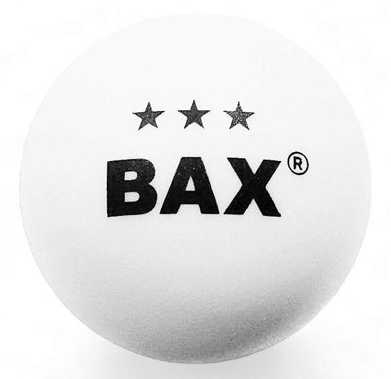 Набір м'ячиків для настільного тенісу Bax 3 Star 4 шт. White (2395815079) - фото 2