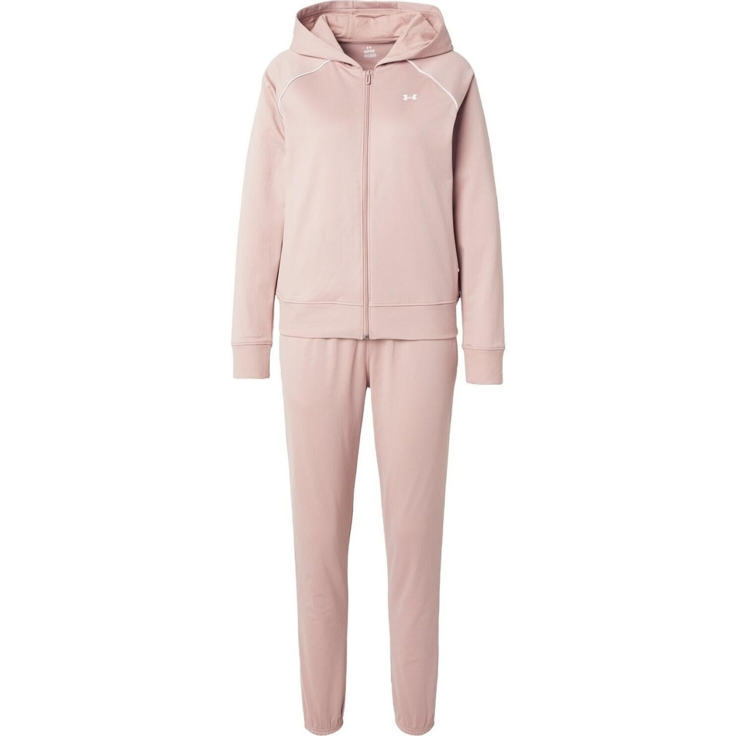 Спортивний костюм жіночий Under Armour RIVAL TRICOT XS Блідо-рожевий (6001966-600)