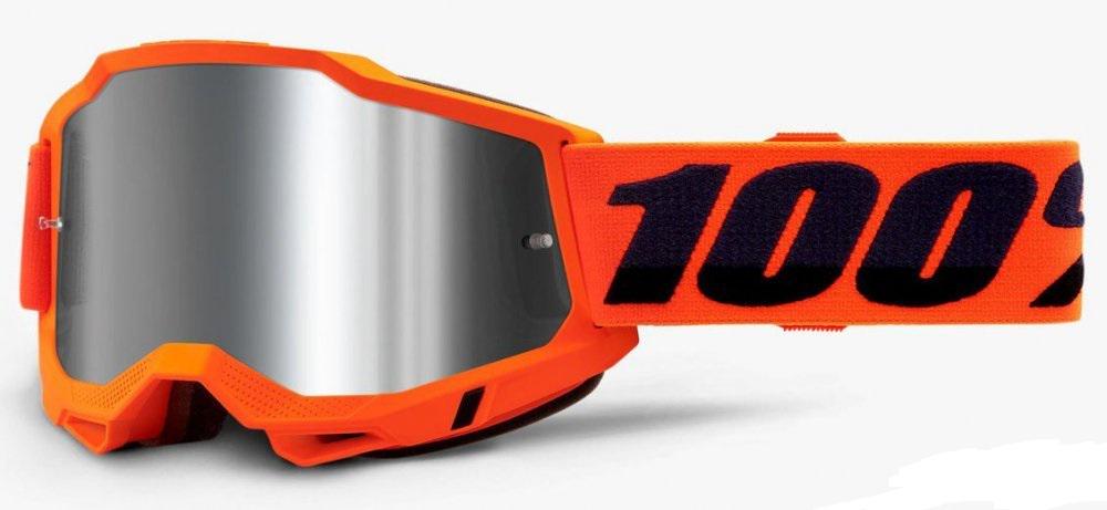 Мотоокуляри 100% ACCURI 2 Goggle Orange/Mirror Silver Lens (14928)